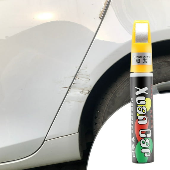 gray Touch Up Paint for Cars, Automotive Black Car Scratch Remover Pen, Two-In-One Car Touch Up Paint Pen, Quick & Easy Solution to Repair Minor Automotive Paint Scratch Repair 0.4 fl oz