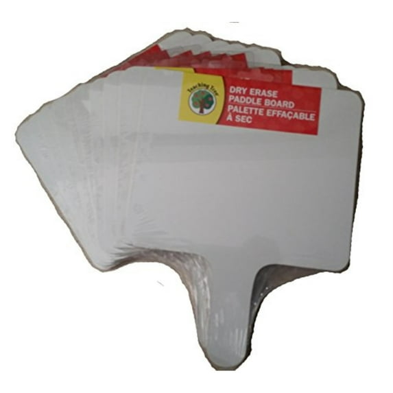 great goodies - pk of 5 dry erase paddle boards - for teaching