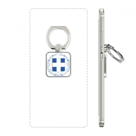greece eu national emblem square cell ph stand holder bracket universal support