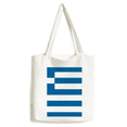 thumbnail image 1 of greece national flag eu country tote canvas bag shopping satchel casual handbag, 1 of 3