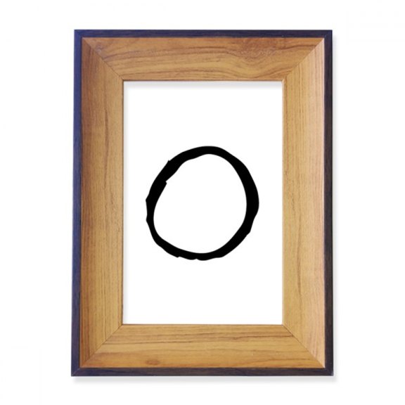 greek alphabet ocorn black photo frame exhibition display art desktop painting