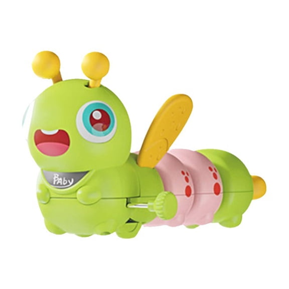 green Child Learning Crawling Toy Winding Chain Caterpillar Puzzle For Infants Early Education Small Gift