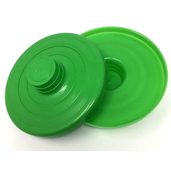 green Cover Lid Plastic Lid Fit Vitrolero Pack of 2 For Plastic and Glass Jar 5 Gallon