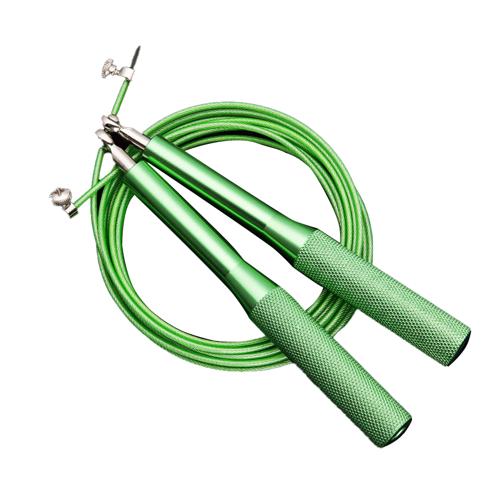 green High Speed Jump Rope,360° Swivel Dual Bearing, Adjustable, for ...