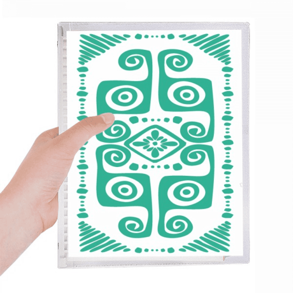 green biology fish notebook loose diary refillable journal statiry