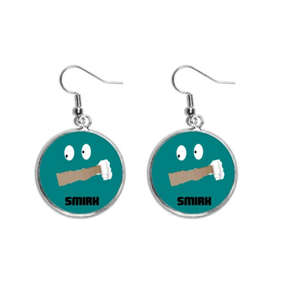 green emotion srk stare provoke ear dangle silver drop ear jewelry woman