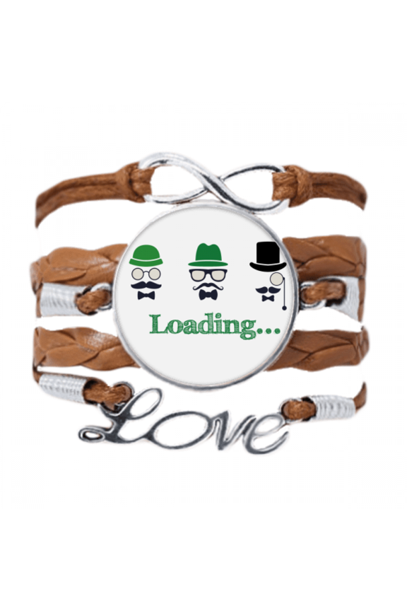 green hat chinese joke colou bracelet love chain ornament wristband