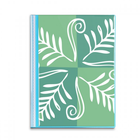 green  mexico totems ancient civilization Book Sheet Protectors Portfolio Binder Folder