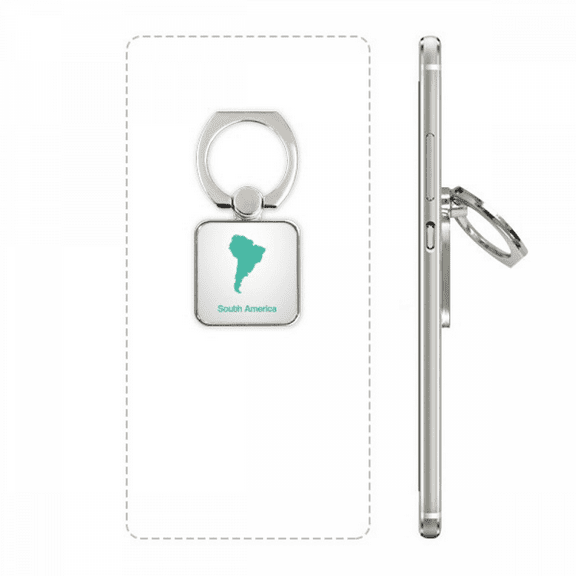 green south america illustration map square cell ph  stand holder bracket universal support