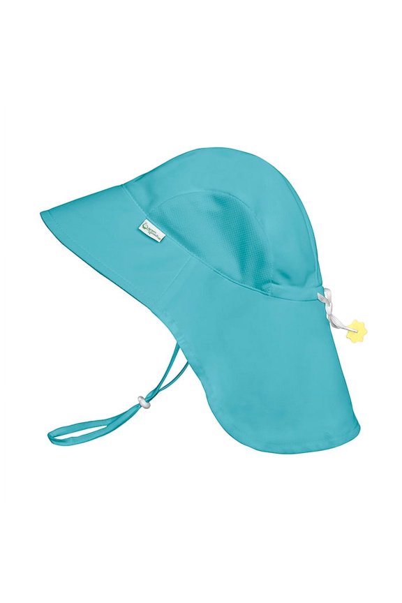 Adventure Sun Protection Hat-Aqua-0/6mo