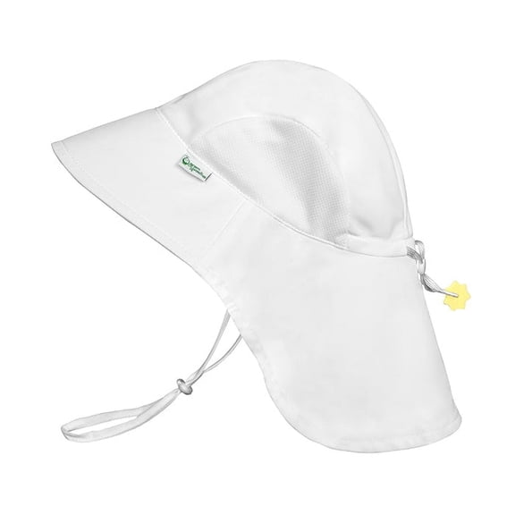 green sprouts Adventure Sun Protection Hat-White-0/6mo