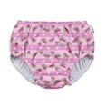 thumbnail image 1 of green sprouts Baby and Toddler Reusable Eco Pull-Up Swim Diaper (6mo-4T) - Light Pink Watermelon Stripe - 4T, 1 of 7