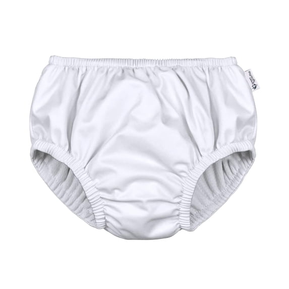 green sprouts Baby and Toddler Reusable Eco Pull-Up Swim Diaper (6mo-4T) - White - 24 Mo