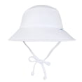 thumbnail image 1 of green sprouts Breathable Bucket Sun Protection Hat-White-9/18mo, 1 of 3