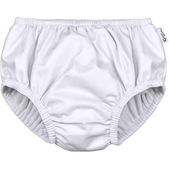 green sprouts Eco Pull Up Swim Diaper-White -6 mos