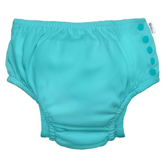 green sprouts Eco Snap Swim Diaper-Aqua-18mo