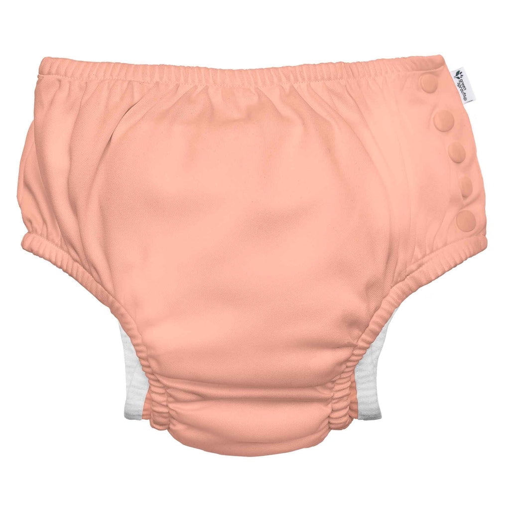 green sprouts Eco Snap Swim Diaper-Coral-18mo