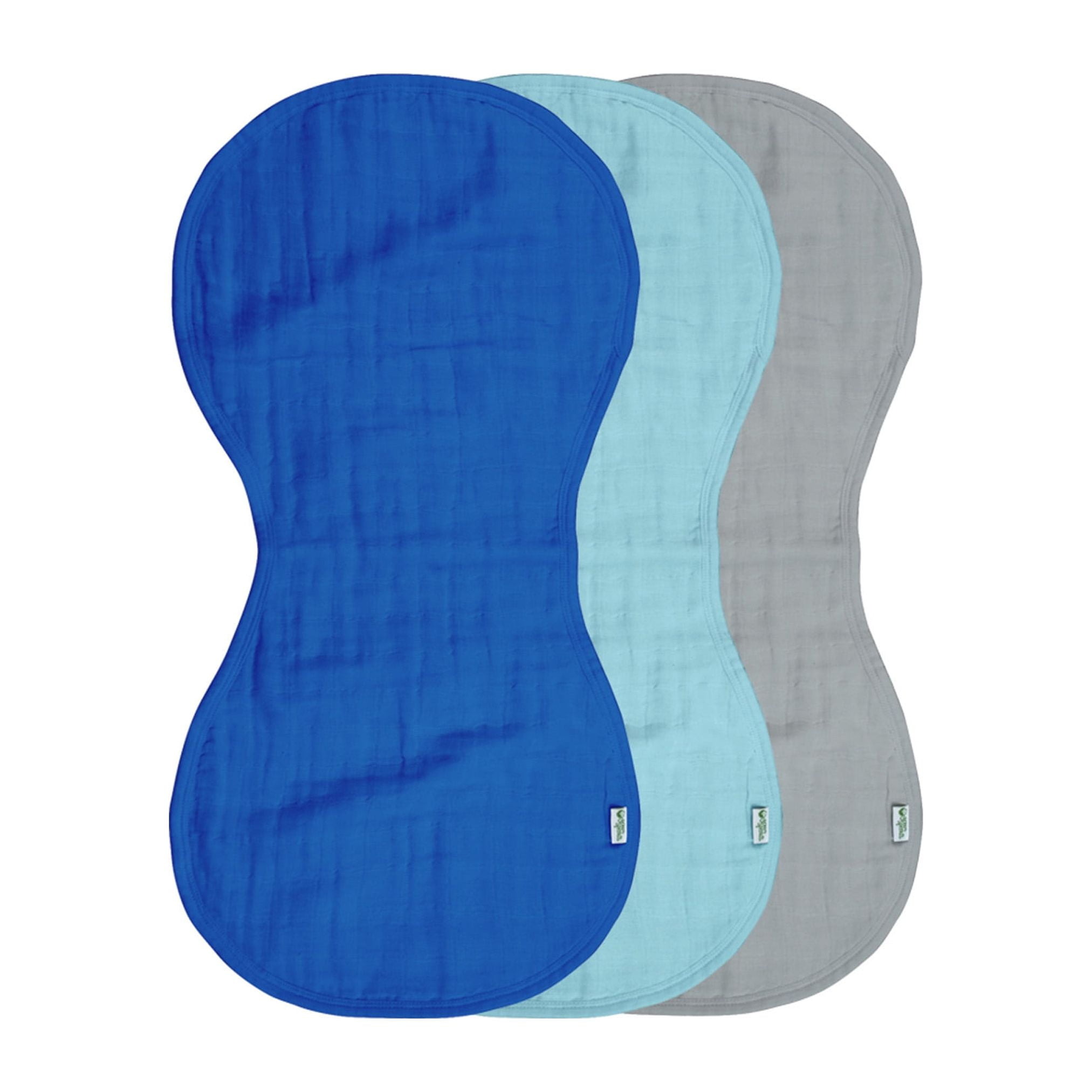 green sprouts Muslin Burp Cloths made from Organic Cotton (3pk