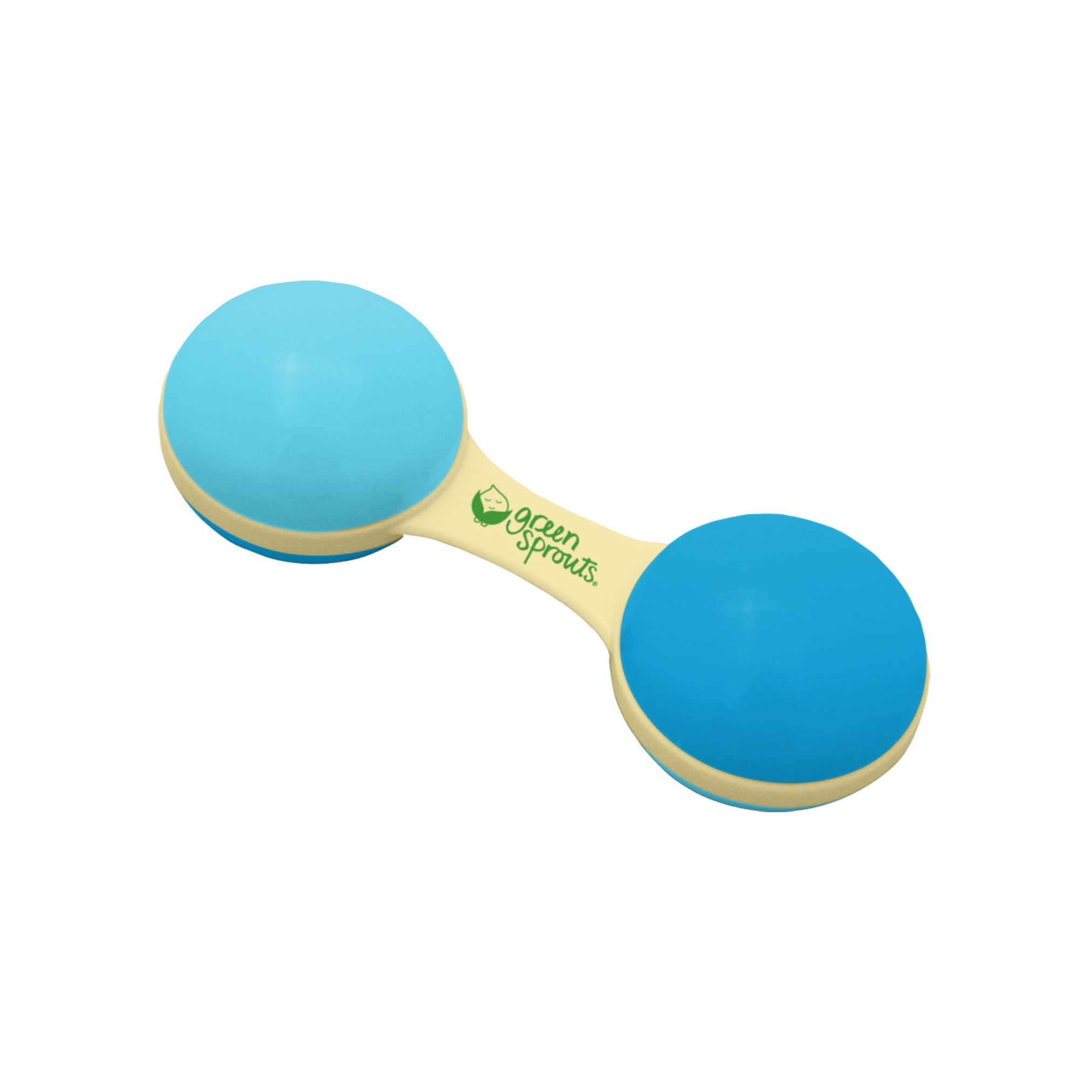 green sprouts Sprout Ware Dumbbell Rattle made from Plants