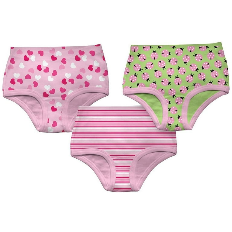 green sprouts by i play. Toddler Girls' Underwear, Print, 2T/3T (Pack of 3)