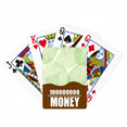 thumbnail image 1 of green white illustration pattern Poker Playing Card Funny Hand Game, 1 of 5
