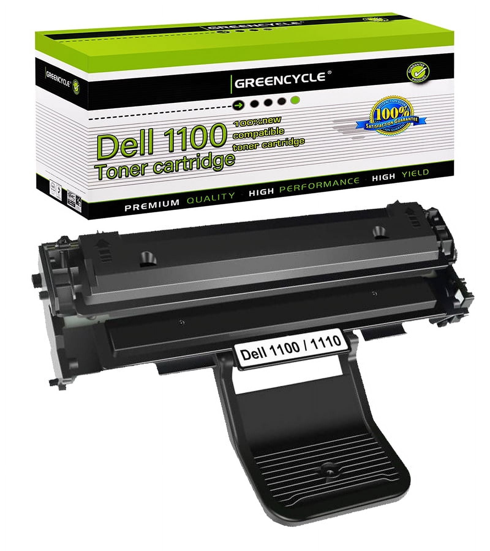greencycle 1 Pack Black Toner Cartridge Replacement Compatible for Dell