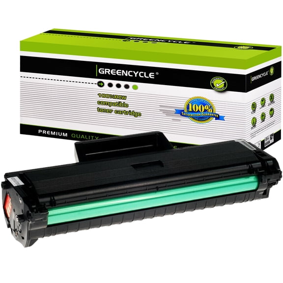 greencycle 1 Pack MLT-D104L Compatible Toner Cartridge Replacement for Samsung MLT-D104S 104S D104L for ML-1660 ML-1661 ML-1667 ML-1665 ML-1675 ML-1666 ML-1865 ML-1865W SCX-3205W Printers