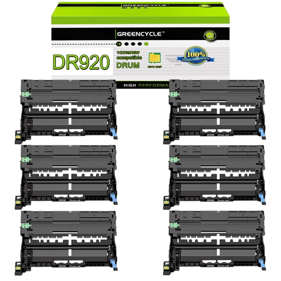 greencycle 6 Pack DR920 Compatible Drum Unit Replacement for DR-920 Drum Compatible with Brother HL-L5210DN HL-L5215DW HL-L6210DW HL-L6210DWT DCP-L5510DN MFC-L5710DN Printer (High Yield,Black)