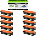 thumbnail image 1 of greencycle CRG051 Toner Cartridge Replacement Compatible for CANON 051 Black Toner Cartridge ImageCLASS LBP160 LBP161dn LBP162dw MF264dw MF267dw MF269dw Printer Ink Cartridge (10PCS), 1 of 6