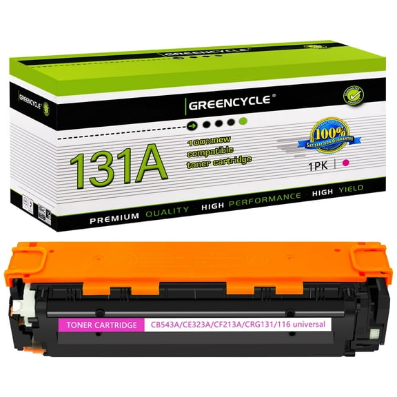 greencycle Compatible Toner Cartridge Replacement for HP 131A CF213A to use in Lase Jet Pro 200 Color M276nw M251nw Series Printer - 1 Pack CF213A, Magenta