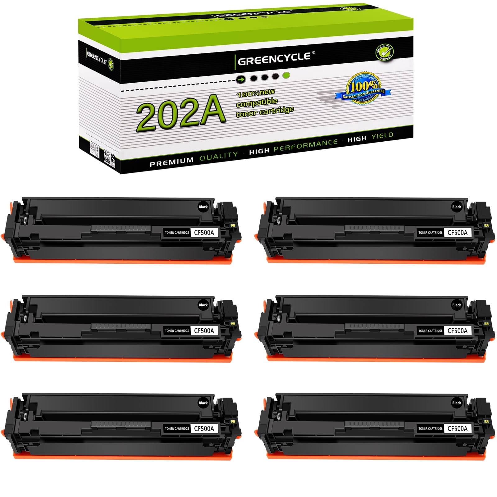 2o2a Toner Printer greencycle Compatible Toner Cartridge Replacement for HP 202A CF500A to ...