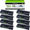 thumbnail image 1 of greencycle Compatible Toner Cartridge Replacement for HP 92A Black Toner Cartridge C4092A Use forLaser Jet 1100 1100a 1100ase 1100axi 1100se 1100xi 3200 3200se 3200m(8PC), 1 of 5