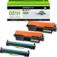 thumbnail image 1 of greencycle Compatible Toner Cartridges & Drum Replacement for CANON 051H Toner & 051 Drum Unit Use for ImageCLASS LBP160 LBP161dn LBP162dw MF264dw MF267dw MF269dw(2 Drum + 2 Toner), 1 of 5