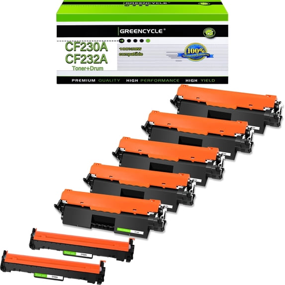 Greencycle 4-Pack CRG051 Drum Unit - Compatible Replacement For Canon LBP162dw, MF264dw & More Printers