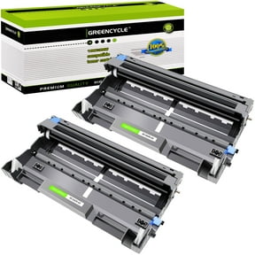 greencycle DR-520 2 Pack Black Compatible Drum Unit Replacement for Brother DR520 DR620 to use with HL-5370DW HL-5250DN HL-5340D MFC-8480DN MFC-8890DW MFC-8860DN DCP-8060 DCP-8065DN Printer