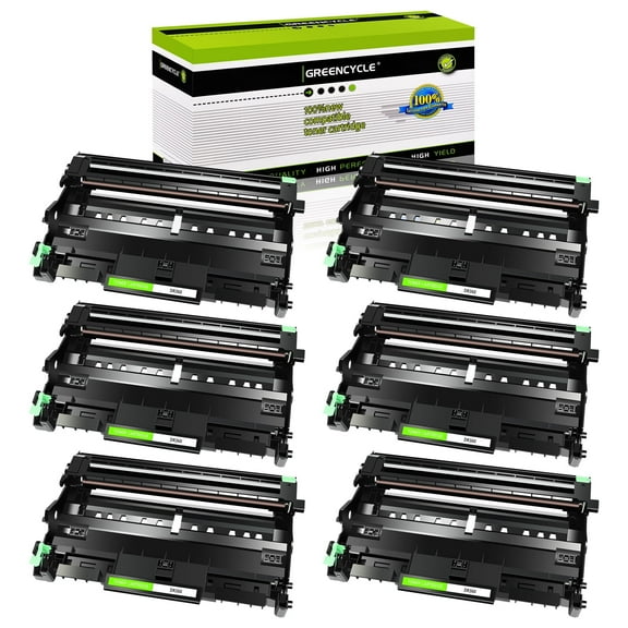 greencycle DR360 Drum Unit Replacement Compatible for Brother DR360 DR-360 Used with HL-2170W DCP-7040 MFC-7840W MFC-7340 MFC-7345N Printer (Black, 6-Pack)