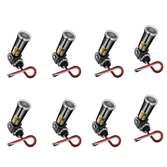 greencycle Dusk to Dawn Sensor Outdoor, IP65 Waterproof Photocell Light Sensor Auto On/Off, Day Night Switch for Porch, Lamp Post & Security Lights – Energy Saving, No More Manual Switching,8PK