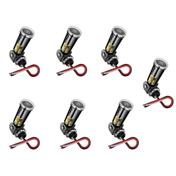 greencycle Dusk to Dawn Sensor Outdoor, IP65 Waterproof Photocell Light Sensor Auto On/Off, Day Night Switch for Porch, Lamp Post & Security Lights – Energy Saving, No More Manual Switching,7PK