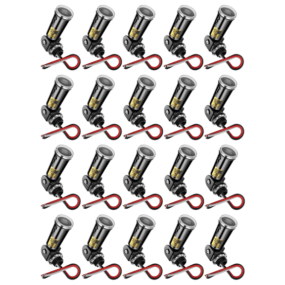 greencycle Dusk to Dawn Sensor Outdoor, IP65 Waterproof Photocell Light Sensor Auto On/Off, Day Night Switch for Porch, Lamp Post & Security Lights Energy Saving, No More Manual Switching,20PK