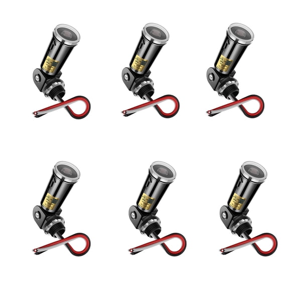 greencycle Dusk to Dawn Sensor Outdoor, IP65 Waterproof Photocell Light Sensor Auto On/Off, Day Night Switch for Porch, Lamp Post & Security Lights Energy Saving, No More Manual Switching,6PK