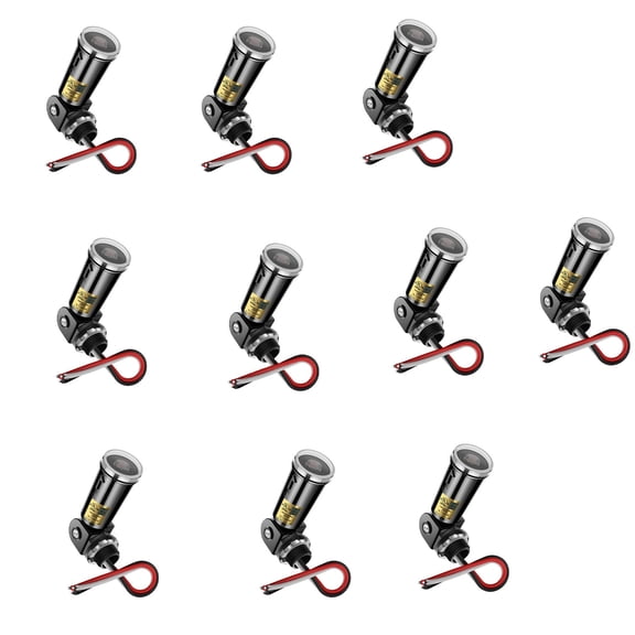 greencycle Dusk to Dawn Sensor Outdoor, IP65 Waterproof Photocell Light Sensor Auto On/Off, Day Night Switch for Porch, Lamp Post & Security Lights Energy Saving, No More Manual Switching,10PK