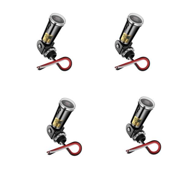 greencycle Dusk to Dawn Sensor Outdoor, IP65 Waterproof Photocell Light Sensor Auto On/Off, Day Night Switch for Porch, Lamp Post & Security Lights Energy Saving, No More Manual Switching,4PK