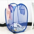 thumbnail image 1 of Hevirgo Foldable Pop Up Laundry Bag Home Mesh Washing Basket Bin Hamper Cloth Storage, 1 of 9
