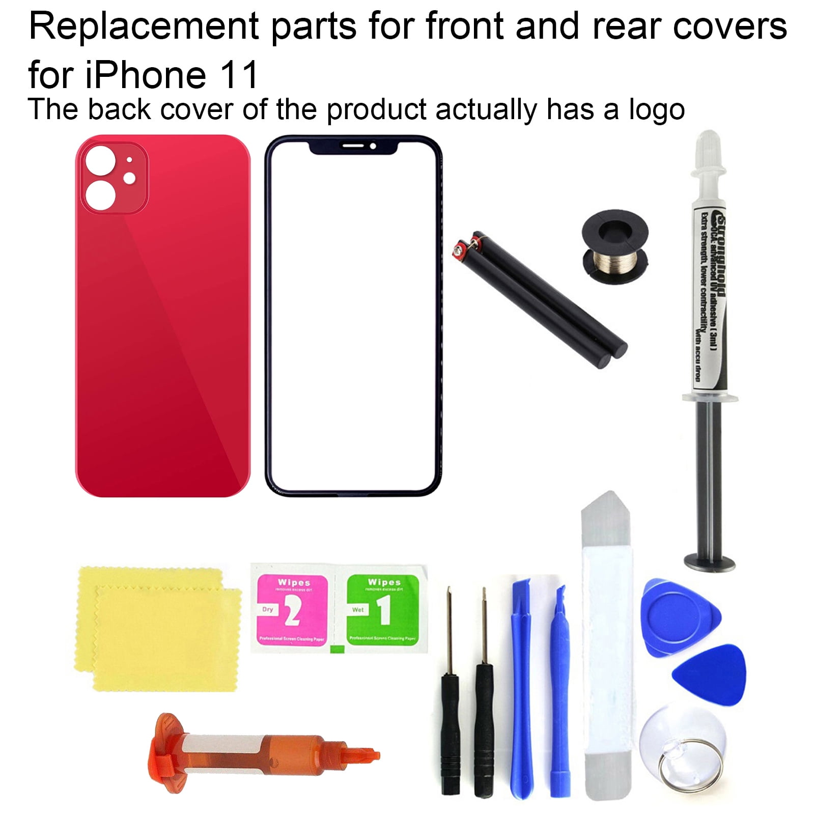 greenhome Professional Front Glass Screen Phone Back Cover Replacement Repair Tools Kit for
