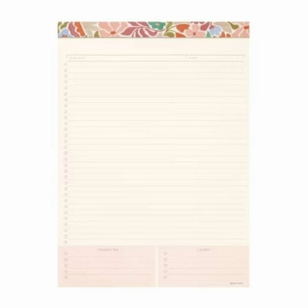 greenroom 8.5"x11" Legal Pad Cream: Notepad for All Occasions, Top Binding, Special Rule, Off-White Paper Basics