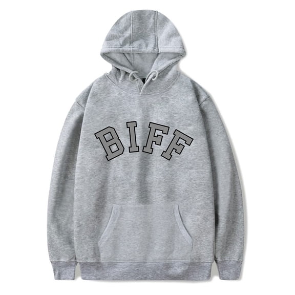 greg biffle BIFF Hooded Drawstring Pocket Sweatshirt Men/women rip Pullover