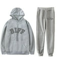 thumbnail image 1 of greg biffle BIFF  hoodies suits pocket drawstring pocket hoodies sweatshirt men/women Strap sports pants, 1 of 6