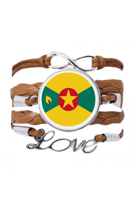 grenada north ameica national emblem bracelet love chain ornament wristband