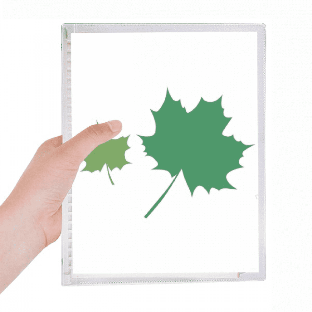 grenn maple vectorgraph notebook loose diary refillable journal statiry