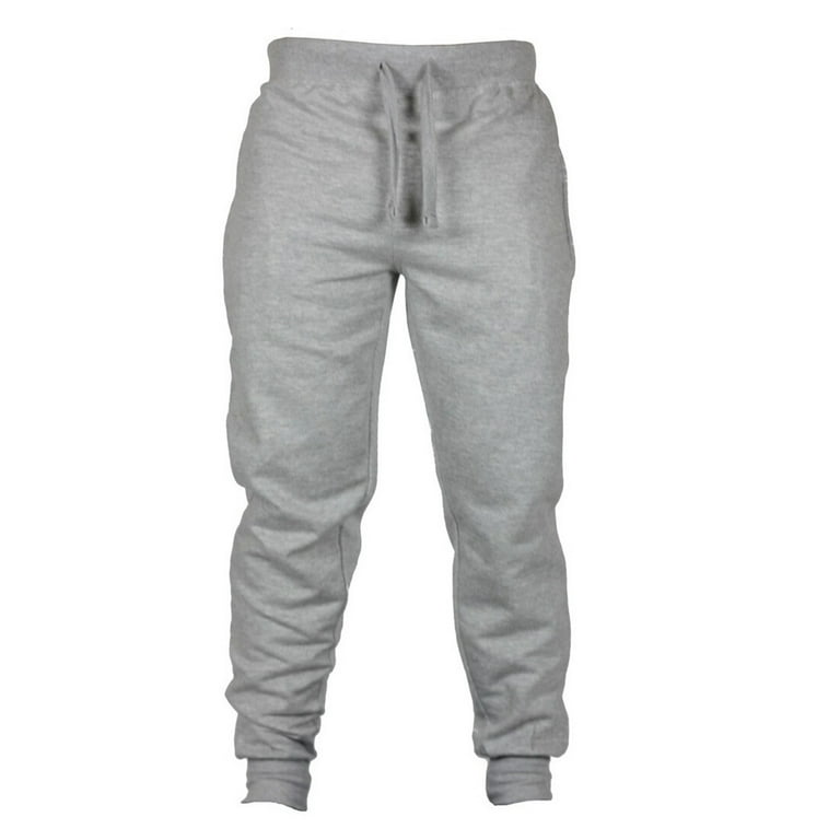 Tight mens grey joggers hot sale